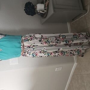 As U Wish Teal Dress